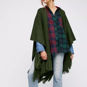 Free People Solstice Ribbed Fringe Kimono